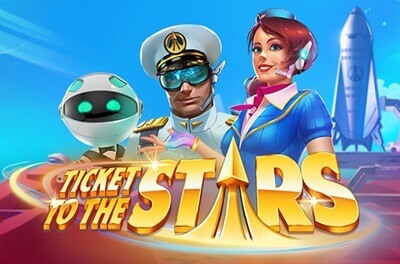 ticket to the stars slot logo