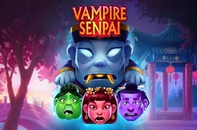 vampire senpai slot logo