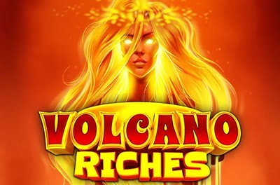 volcano riches slot logo