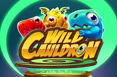 wild cauldron slot logo