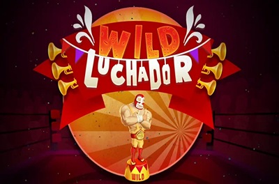 wild luchador slot logo