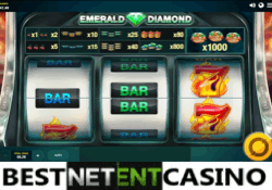 Emerald diamond pokie