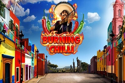 burning chilli slot logo