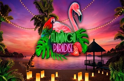 flamingo paradise slot logo