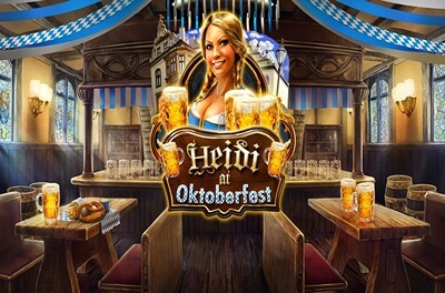 heidi at the oktoberfest slot logo