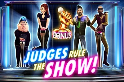 judges rule the show slot logo