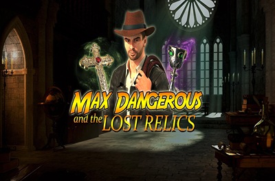 max dangerous and the lost relics slot logo