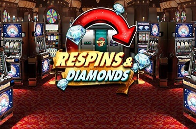 respins diamonds slot logo