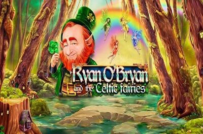 ryan obryan and the celtic fairies slot logo