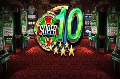 super 10 stars slot logo