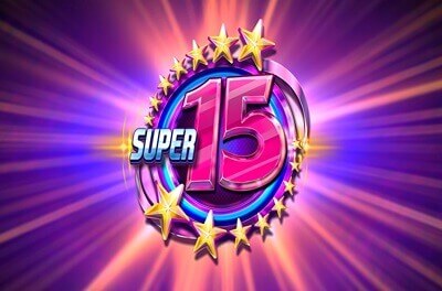 super 15 stars slot logo