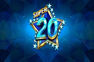 super 20 stars slot logo