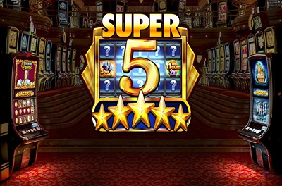 super 5 stars slot logo