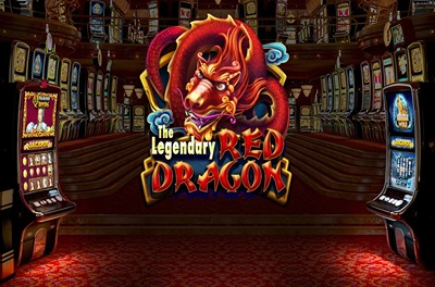 the legendary red dragon slot logo