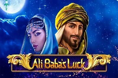 ali babas luck slot logo