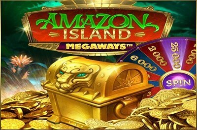 amazon island megaways slot logo