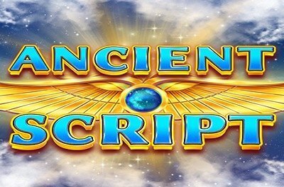 ancient script slot logo