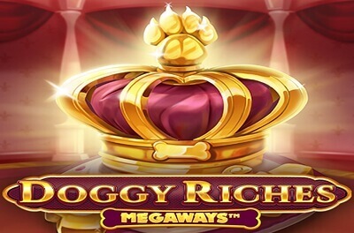 doggy riches megaways slot logo