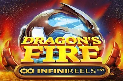 dragons fire infinireels slot logo