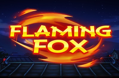 flaming fox slot logo