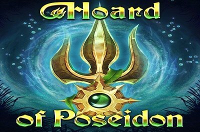 hoard of poseidon slot logo