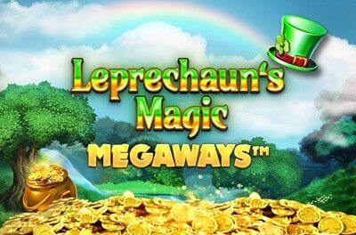 leprechauns magic megaways slot logo