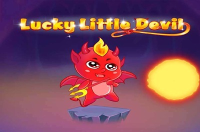 lucky little devil slot logo