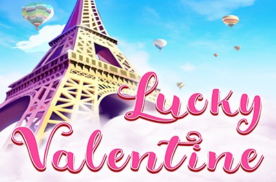 lucky valentine slot logo