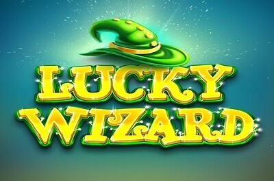 lucky wizard slot logo