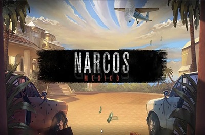 narcos mexico slot logo