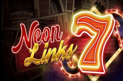 neon links slot logo