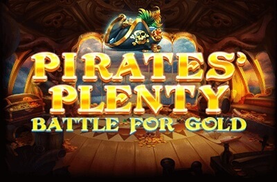 pirates plenty battle for gold slot logo