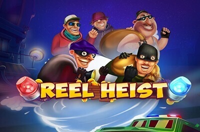 reel heist slot logo