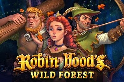 robin hood wild forest slot logo