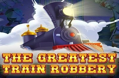 the greatest train robbery slot logo