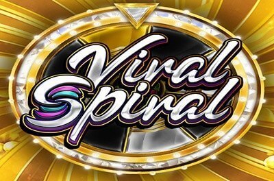 viral spiral slot logo