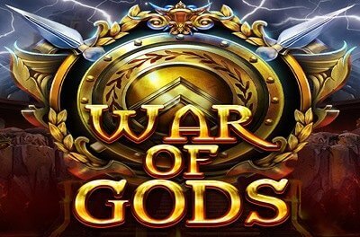 war of gods slot logo