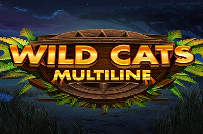 wild cats multiline slot logo