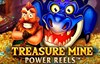 treasure mine power reels slot logo