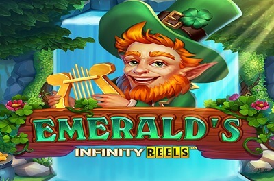 emeralds infinity reels slot logo