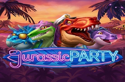 jurassic party slot logo