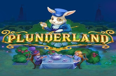 plunderland slot logo