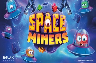 space miners slot logo