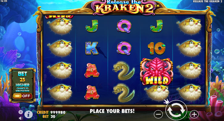 Release the Kraken 2 Slot Gameplay