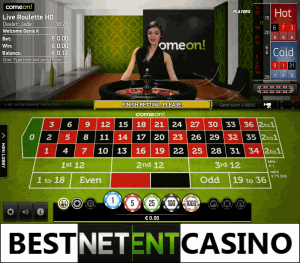 Live roulette at Comeon