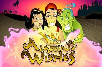 aladdins wishes slot logo