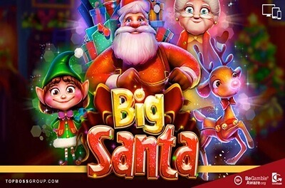 big santa slot logo