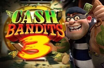 cash bandits 3 slot logo