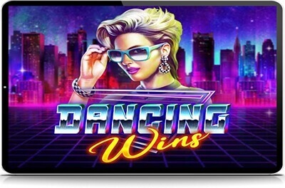 dancing wins slot logo