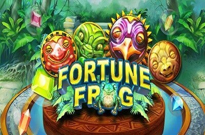 frog fortunes slot logo